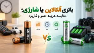 باتری آلکالاین یا شارژی؛ مقایسه ولتاژ 1.5 و 1.2 ولت